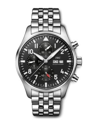 iwc 3780|IWC Pilot’s Watch Chronograph Stainless Steel / Black IW3780.